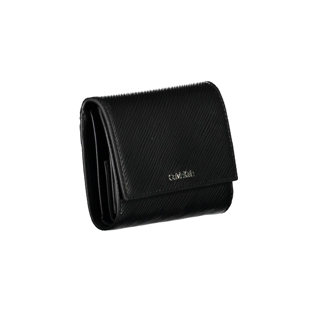 Calvin Klein Black Polyethylene Women's Wallet - Stylish & Secure