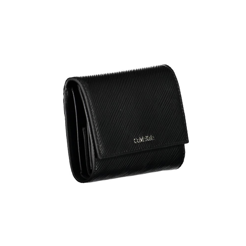 Calvin Klein Black Polyethylene Women's Wallet - Stylish & Secure