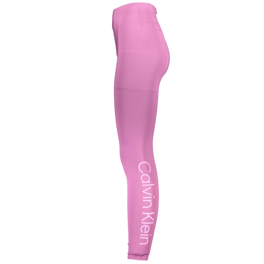 Legging pour femme en polyester violet Calvin Klein