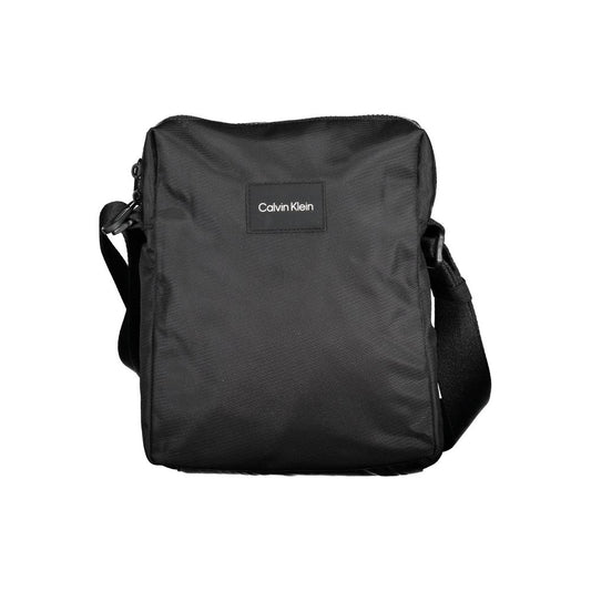 Sac bandoulière homme en polyester noir Calvin Klein