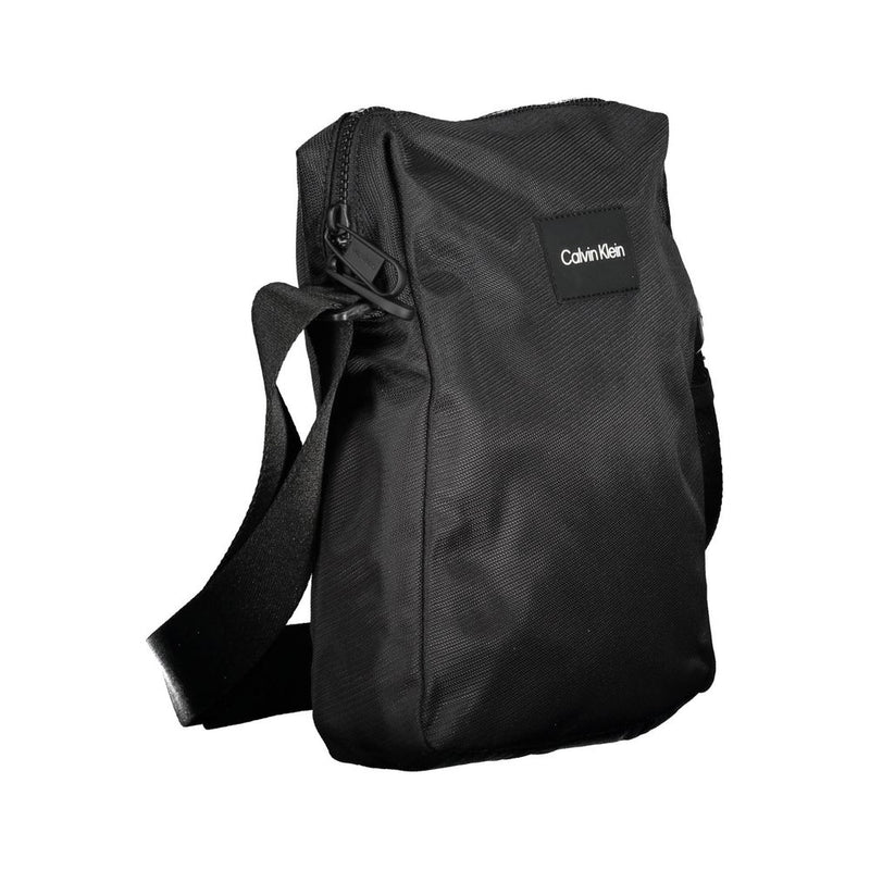 Calvin Klein "Zwarte Polyester Heren Schoudertas"