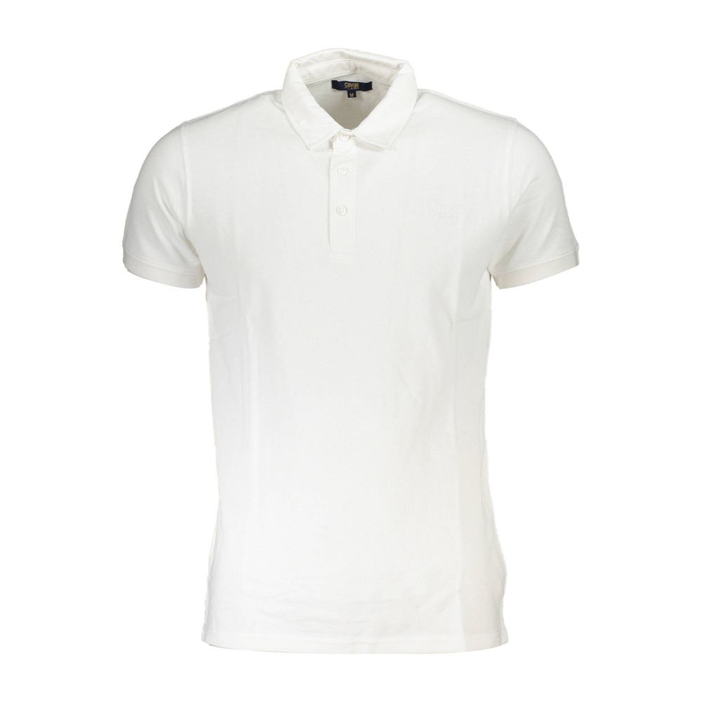 Polo en coton blanc Cavalli Class