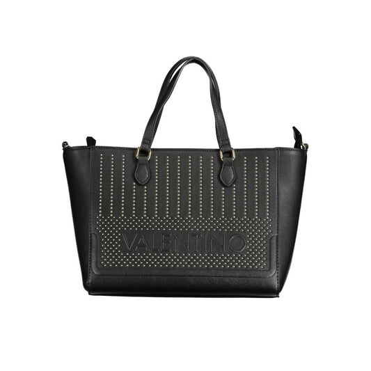 Mario Valentino Black Polyurethane Handbag for Women