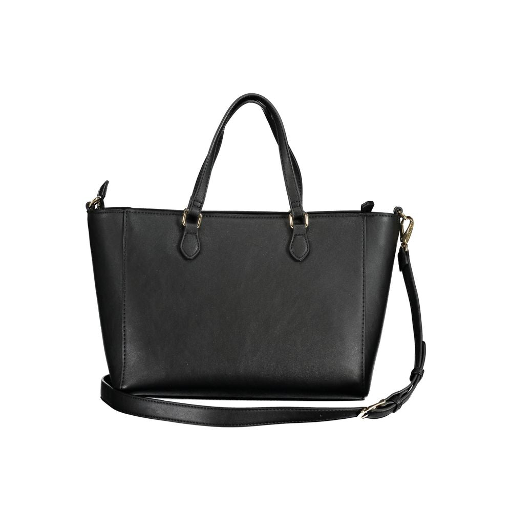 Sac à main en polyuréthane noir Mario Valentino pour femmes