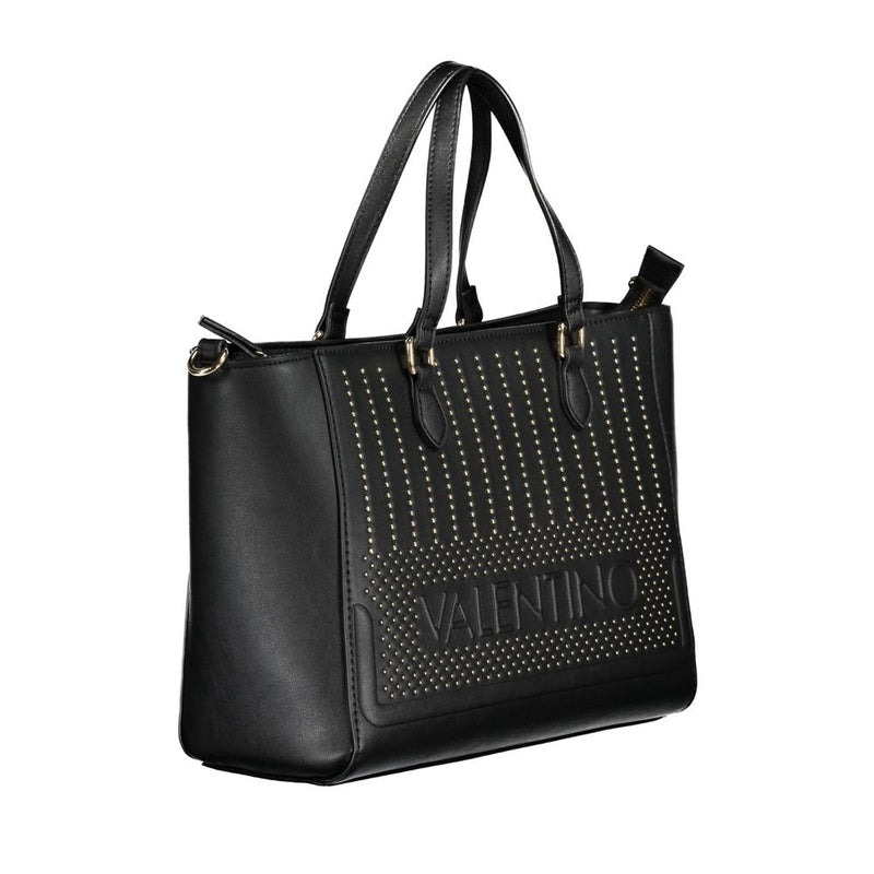 Mario Valentino Black Polyethylene Handbag - Élégante et Polyvalente