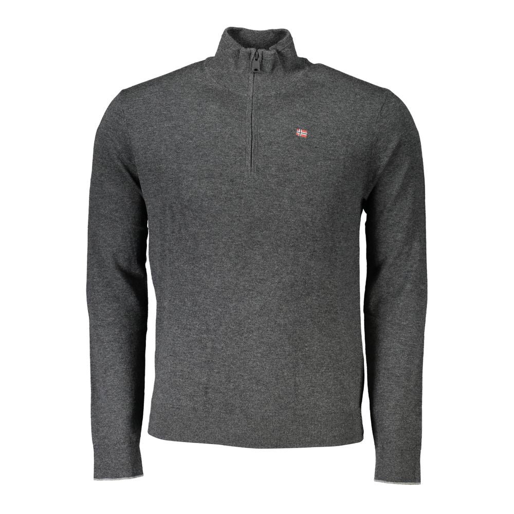 Pull en tissu gris Napapijri pour homme