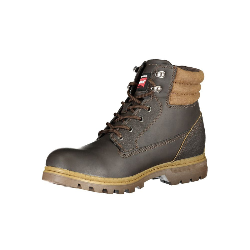 Carrera Brown Polyester Men Boot - Durable and Stylish Footwear