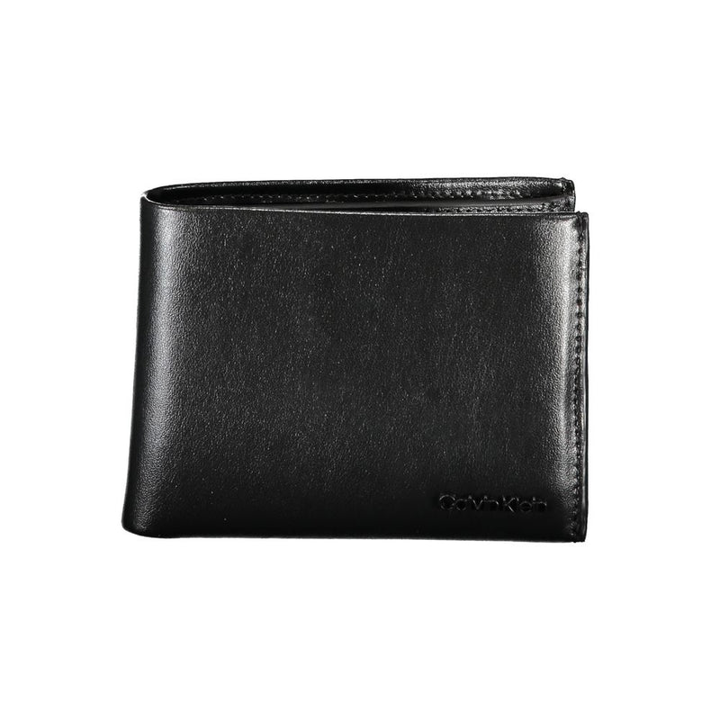 Portefeuille élégant en cuir Calvin Klein avec blocage RFID et porte-monnaie