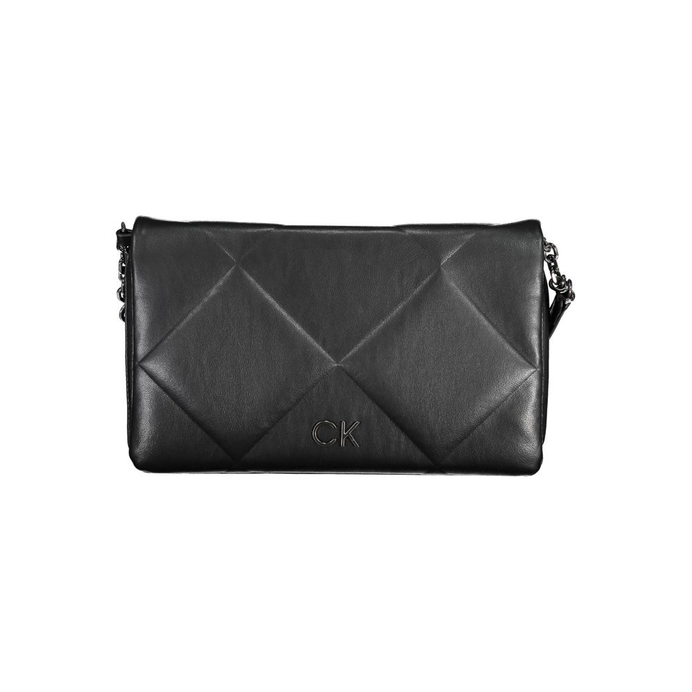 Calvin Klein Black Polyester Handbag - Chic & Functional