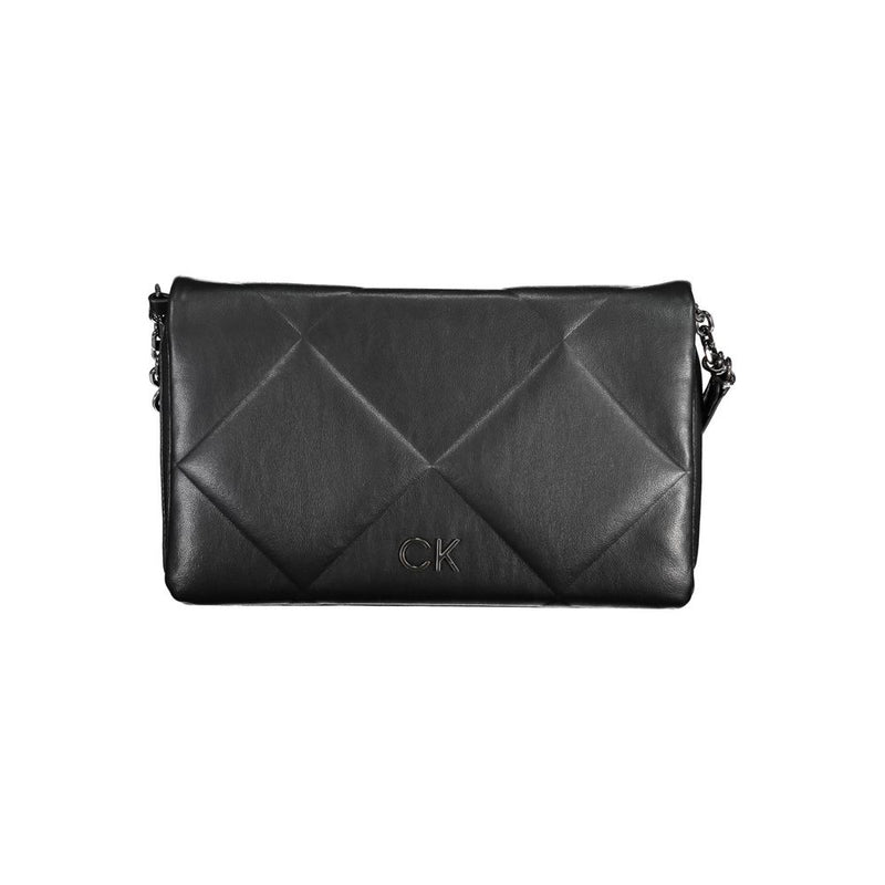 Calvin Klein Black Polyester Handbag - Chic & Functional