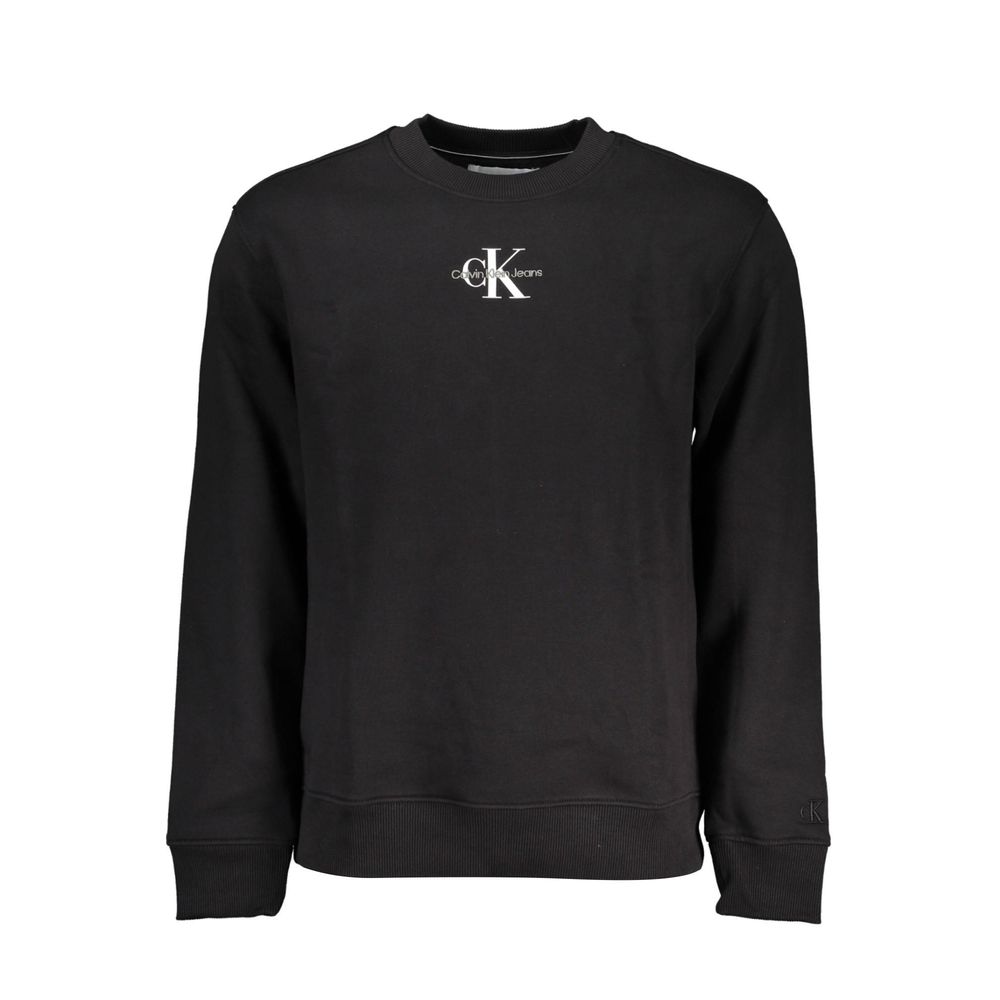 Pull en coton noir pour homme Calvin Klein