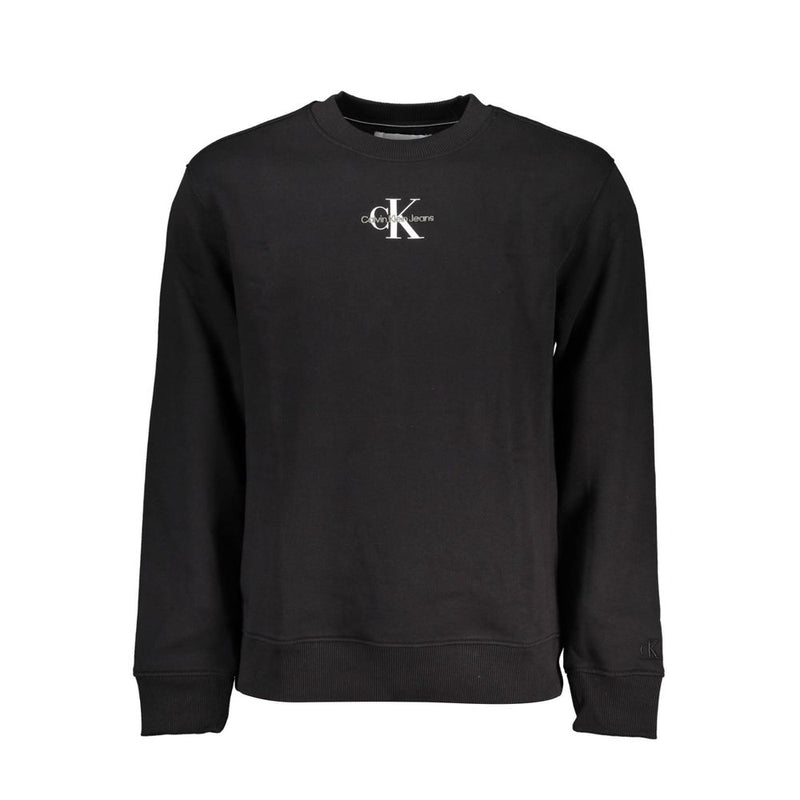 Pull en coton noir pour homme Calvin Klein