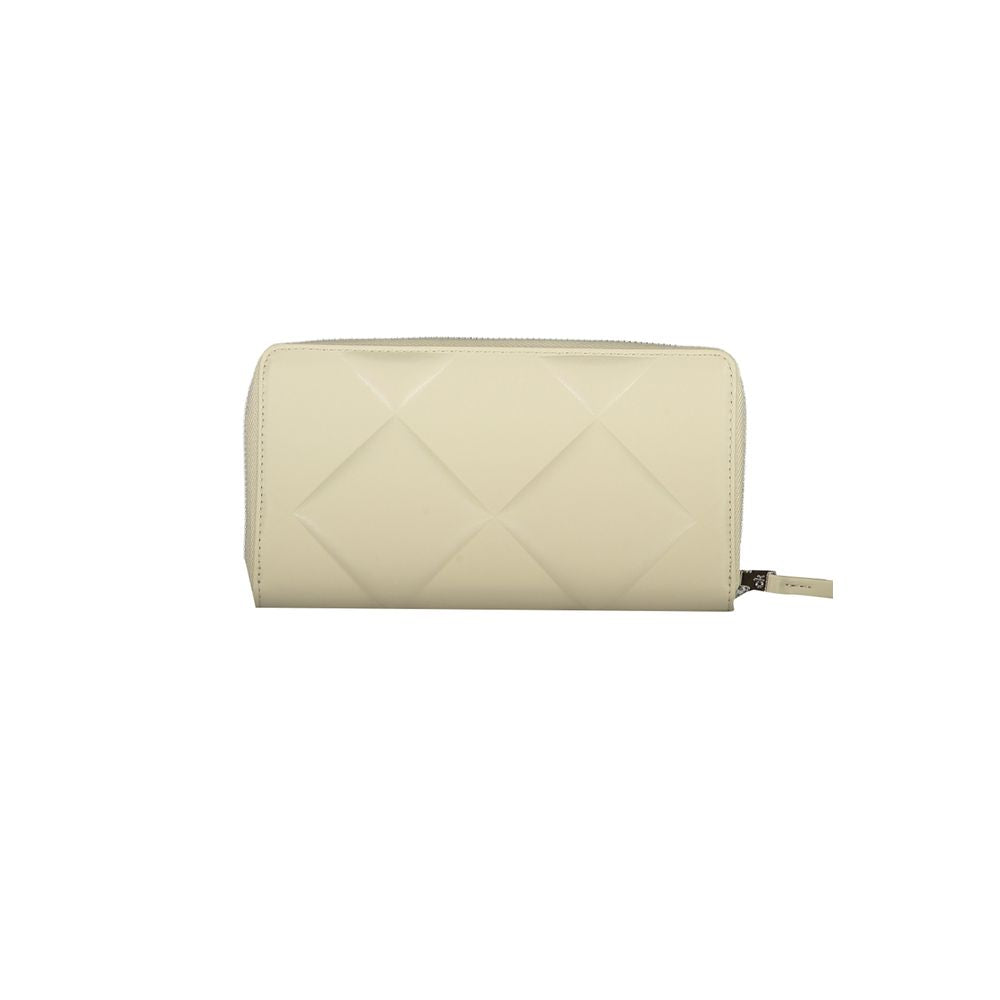 Calvin Klein Beige Polyester Wallet with RFID Protection