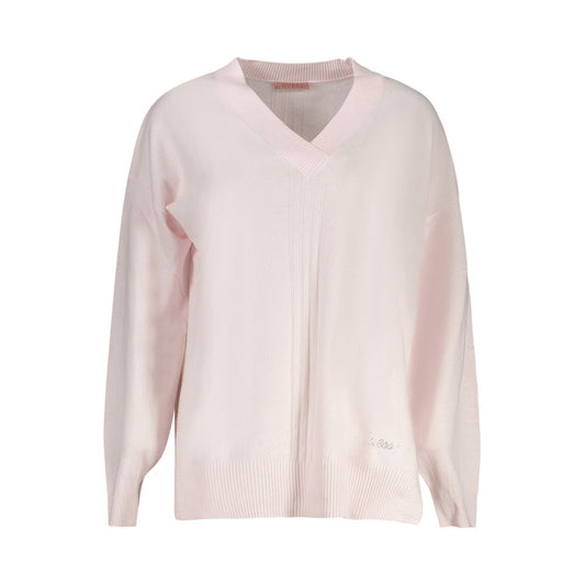 Guess Jeans Pink Acrylic Women Sweater - Chic & Comfortable