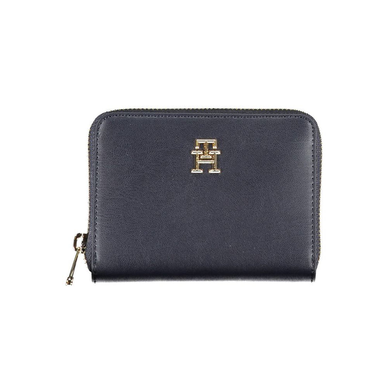 Tommy Hilfiger Portefeuille Femme Bleu en Polyéthylène - Élégant et Pratique