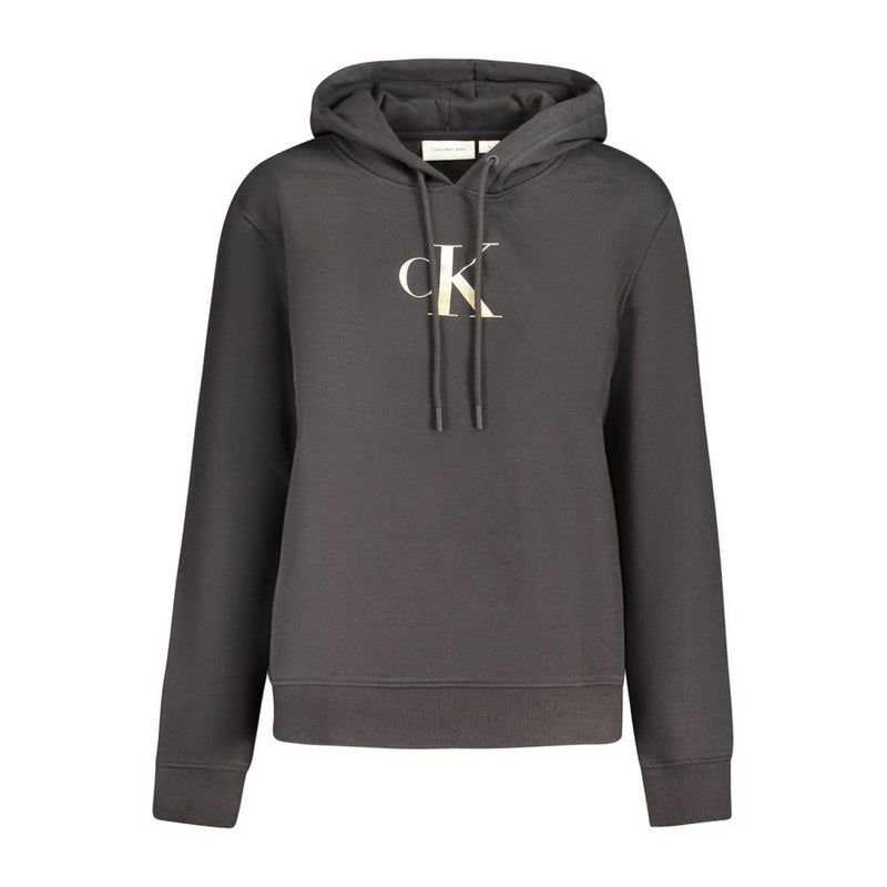 Calvin Klein Black Cotton Women Sweater - Chic & Comfortable