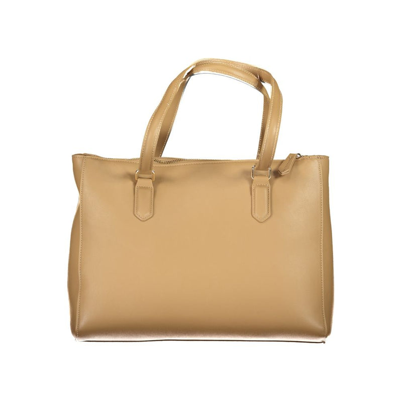 Sac à main en polyéthylène beige Mario Valentino pour femmes