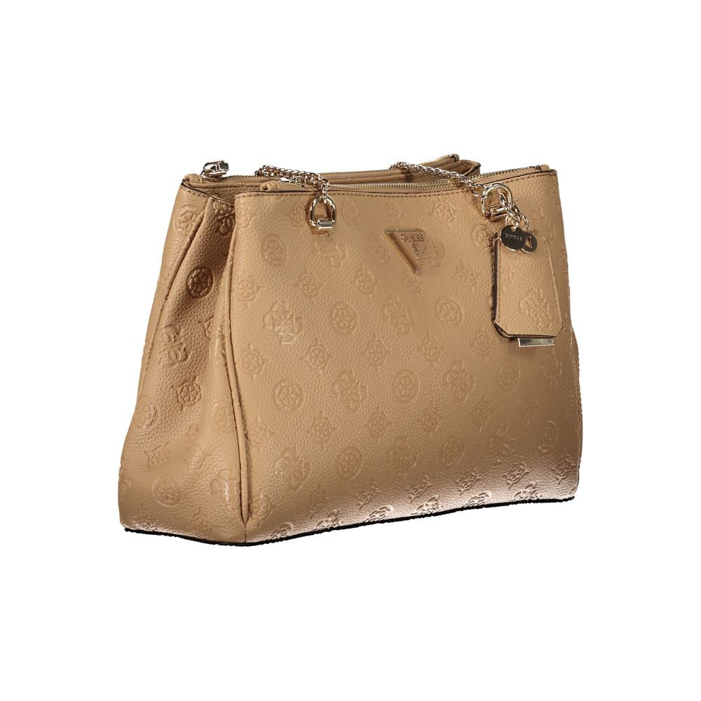 Guess Jeans Beige Polyethyleen Dames Handtas