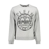 Pull en coton gris pour homme Plein Sport