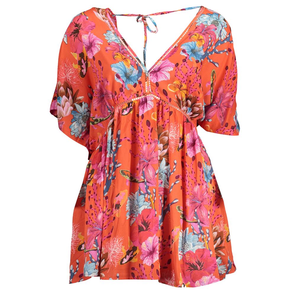 Robe Femme Desigual Rosso Viscosa - Élégance et Confort