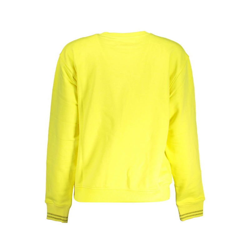 Desigual Yellow Cotton Women Sweater - Stylish & Comfortable