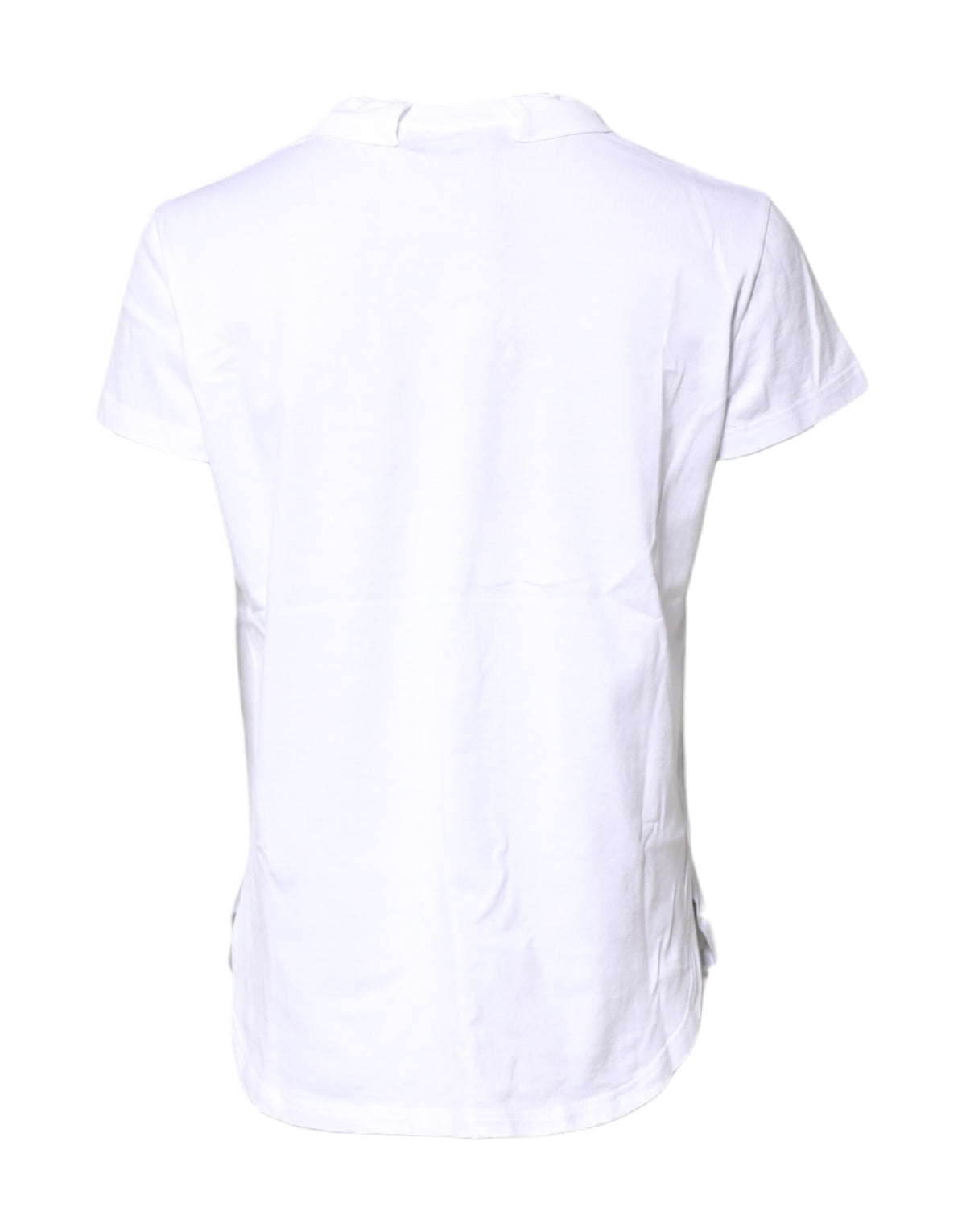 Dolce & Gabbana T-shirt en coton blanc avec logo couronne