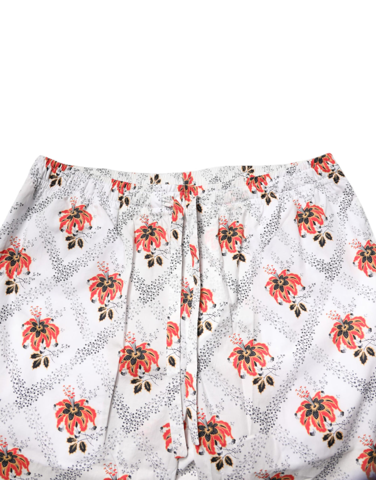 Dolce & Gabbana Multicolor Floral Print Cotton Pajama Set