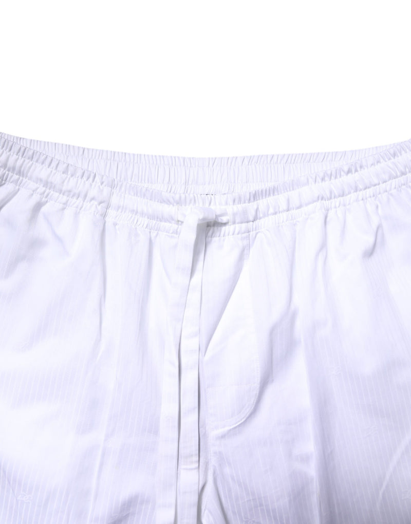 Dolce & Gabbana White Cotton Pajama Set for Men