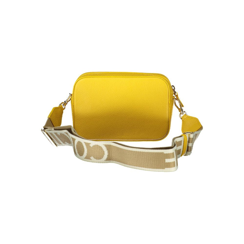 Coccinelle Tebe Sac à Main en Cuir Jaune pour Femme