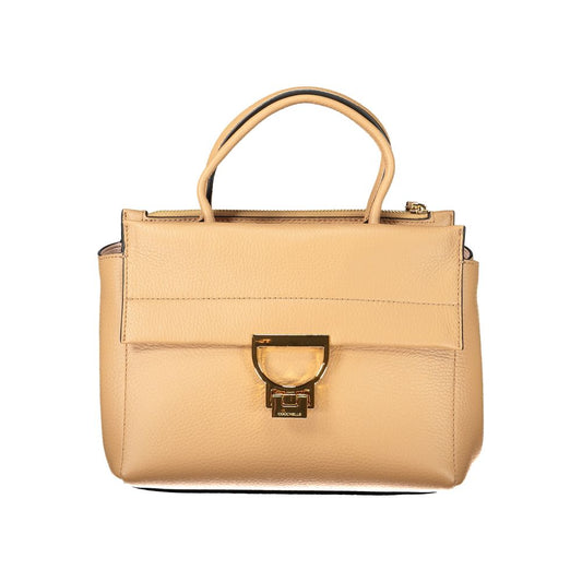 Sac à main Coccinelle en cuir marron pour femme