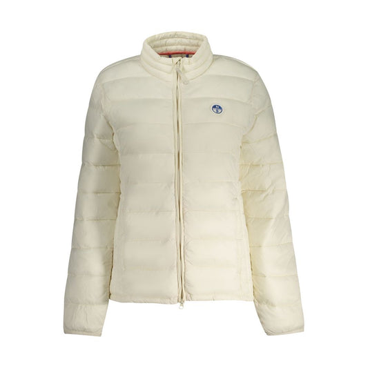 North Sails Women's White Polyamide Long Sleeve Jacket