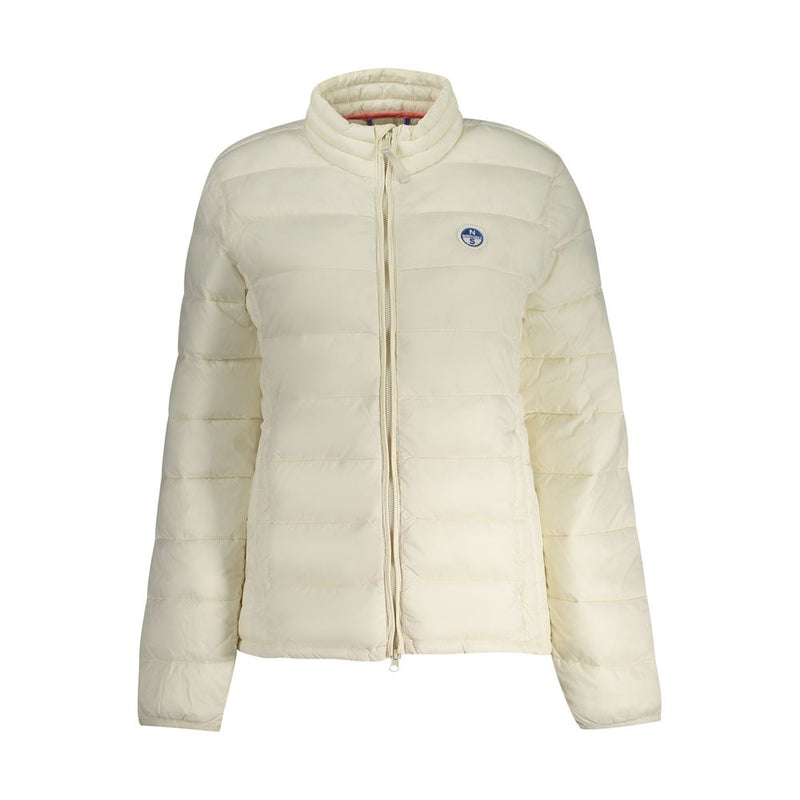 North Sails Women's White Polyamide Long Sleeve Jacket