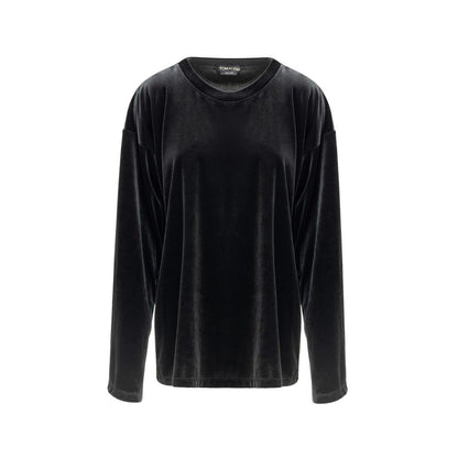 Tom Ford zwart shirt van synthetisch materiaal