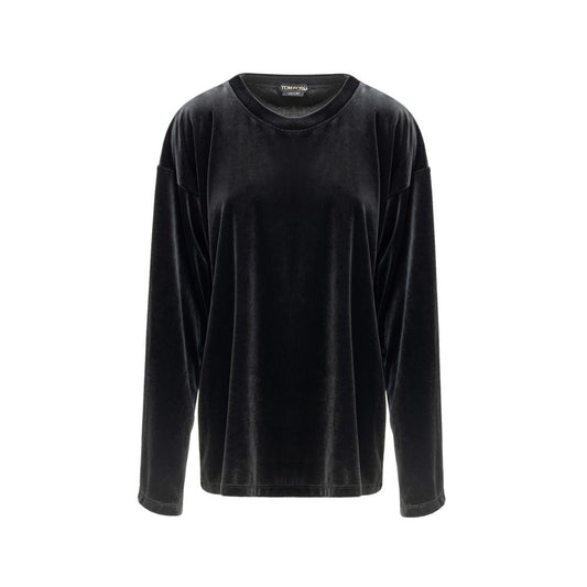 Tom Ford zwart shirt van synthetisch materiaal
