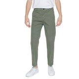 Pantalon en coton vert Liu Jo