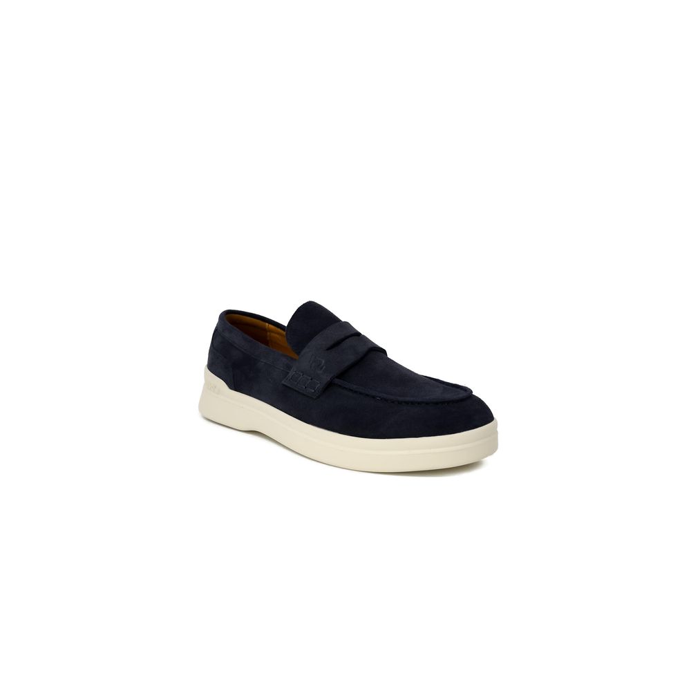 Liu Jo Duke 01 Blue Suede Leather Oxfords for Men