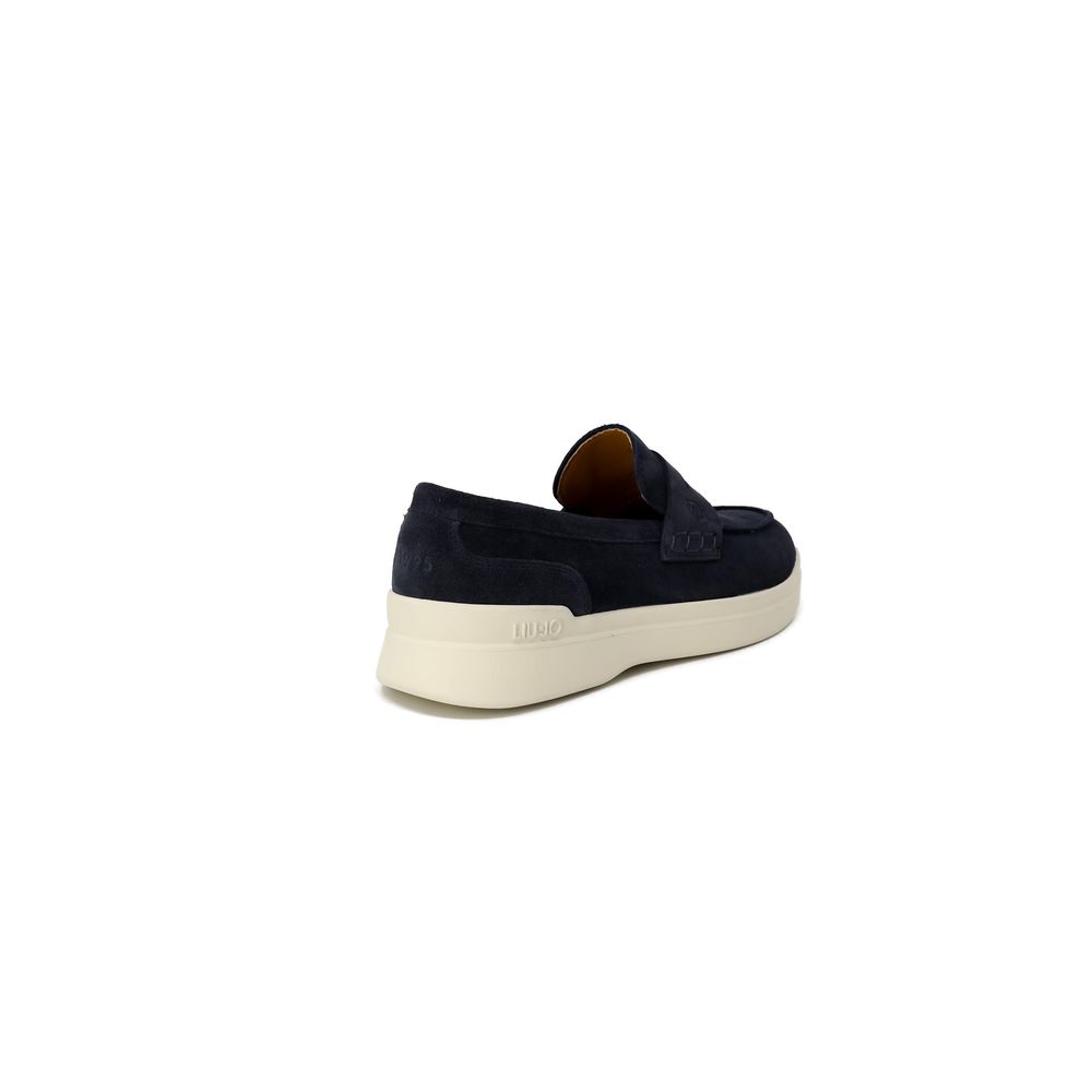 Liu Jo Duke 01 Blue Suede Leather Oxfords for Men
