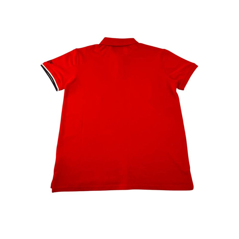 Iceberg Rode Katoenen Heren Polo Shirt