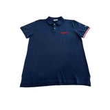 Iceberg Blue Cotton Men Polo Shirt - Classic Short Sleeve Style