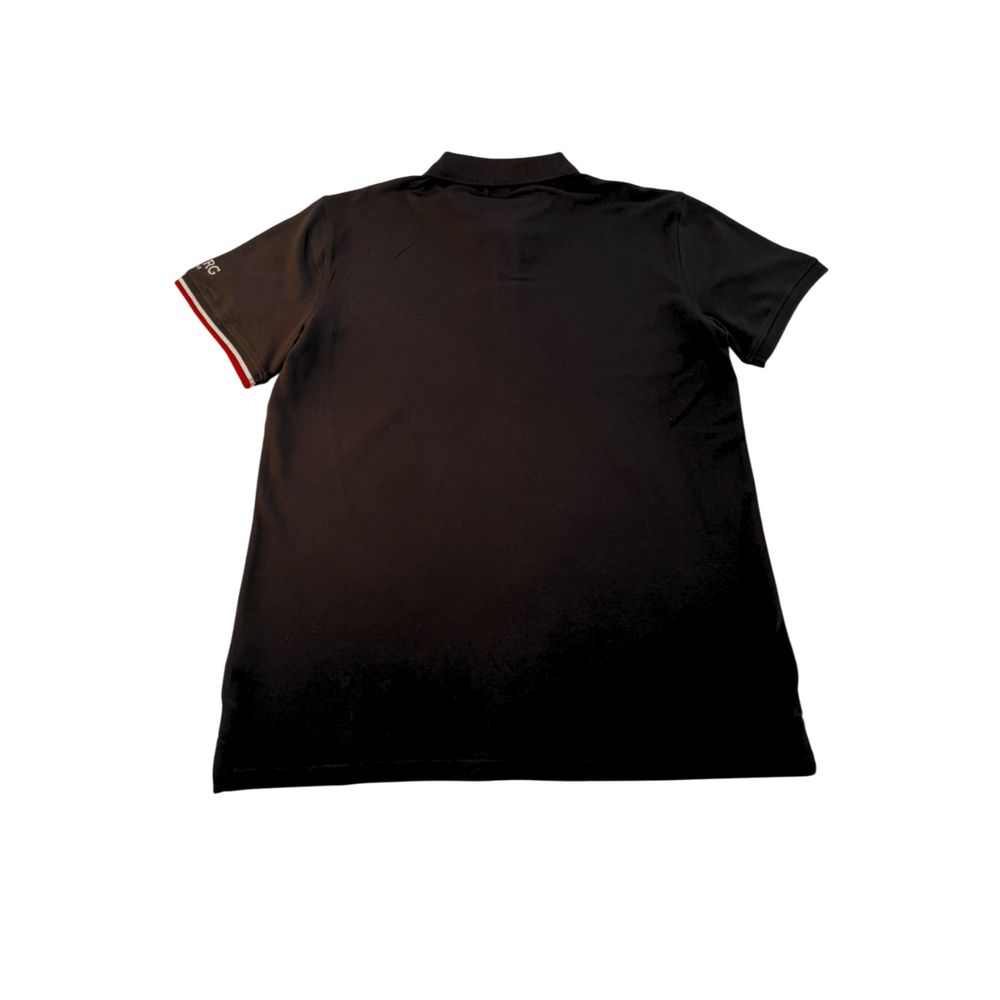Polo homme en coton noir Iceberg