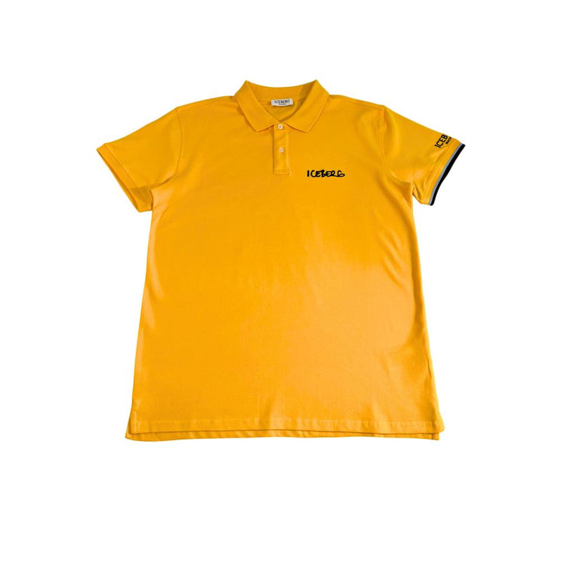 Iceberg Yellow Katoenen Heren Poloshirt