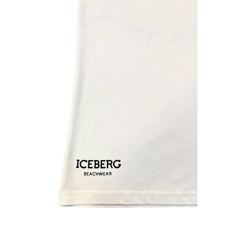 T-shirt homme en coton blanc iceberg