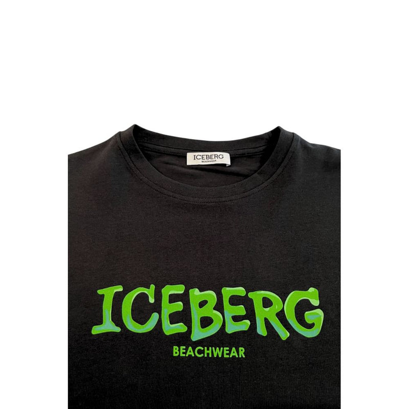 Iceberg zwart katoenen heren T-shirt