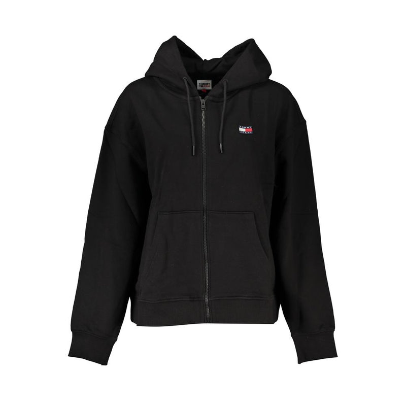Tommy Hilfiger Black Cotton Women Sweater - Stylish & Cozy