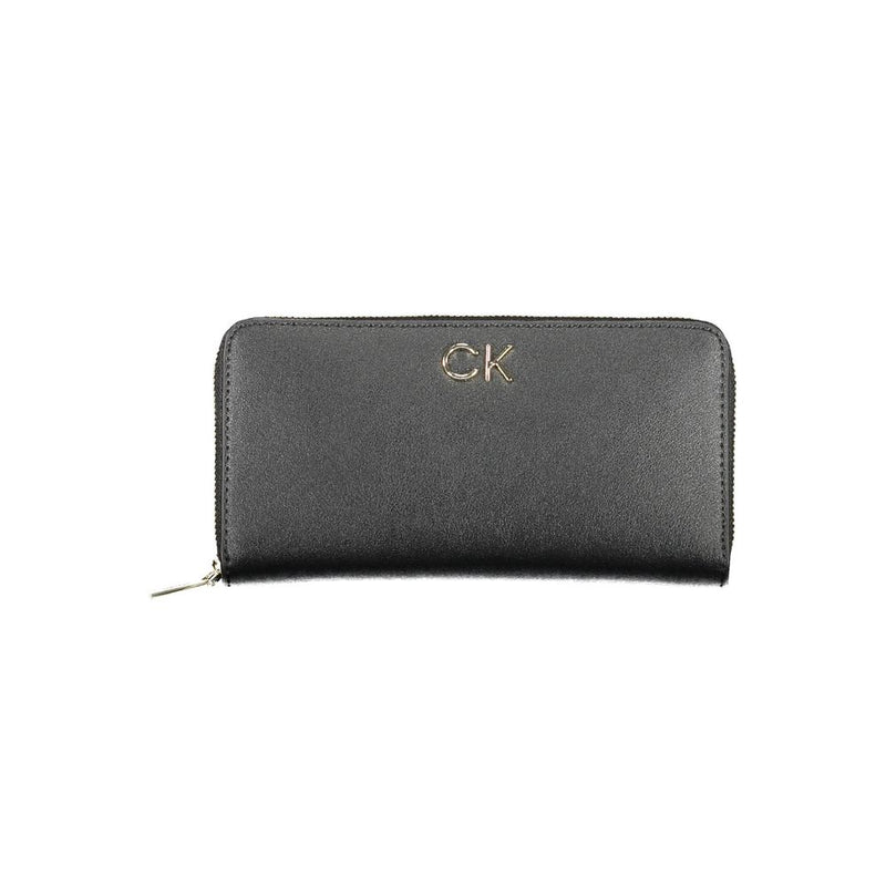 Calvin Klein Black Polyethylene Women's Wallet - Chic and Practical