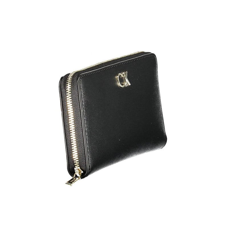 Calvin Klein Black Polyethylene Women's Wallet - Chic and Practical