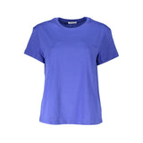 Patrizia Pepe T-Shirt Femme en Coton Bleu - Chic et Sophistiqué