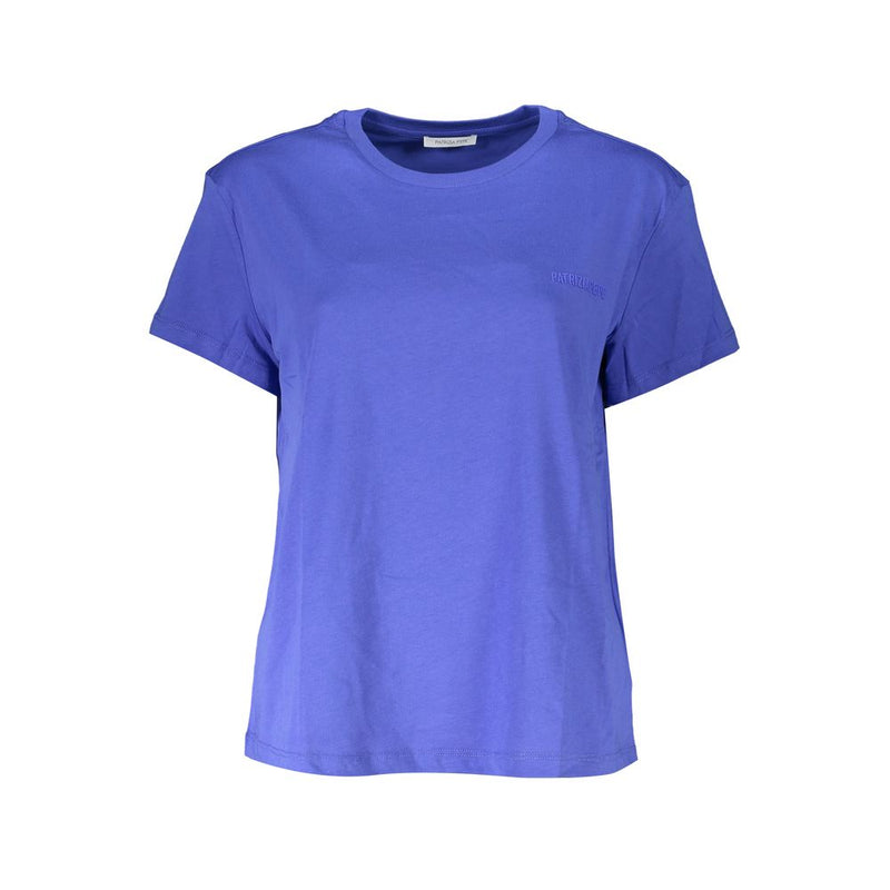 Patrizia Pepe T-Shirt Femme en Coton Bleu - Chic et Sophistiqué