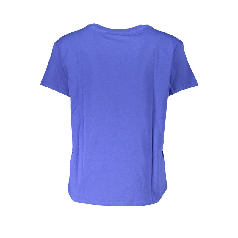 Patrizia Pepe T-Shirt Femme en Coton Bleu - Chic et Sophistiqué