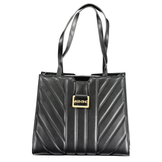 Mario Valentino Black Polyethylene Handbag - Elegant & Versatile